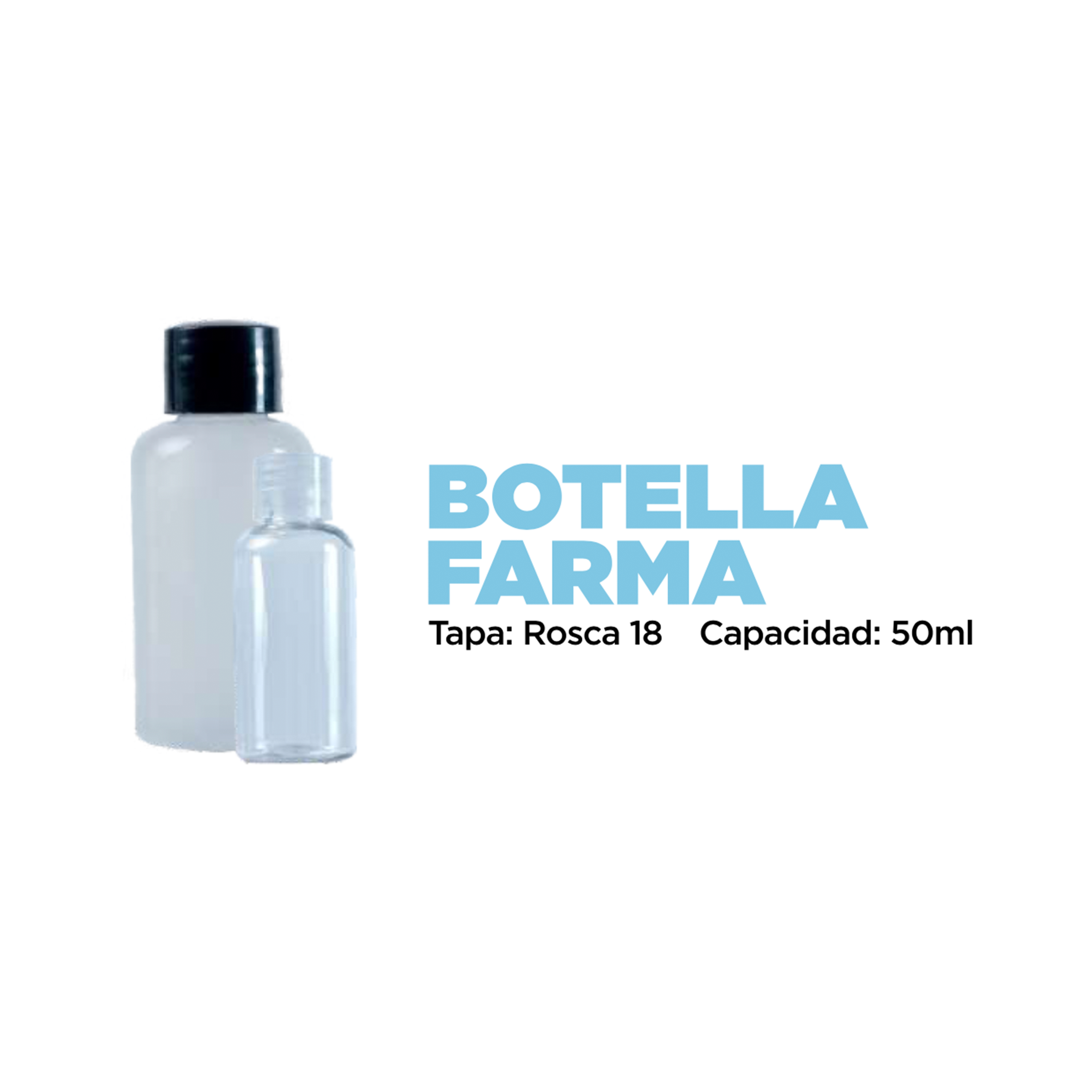 Botella farma 50ml