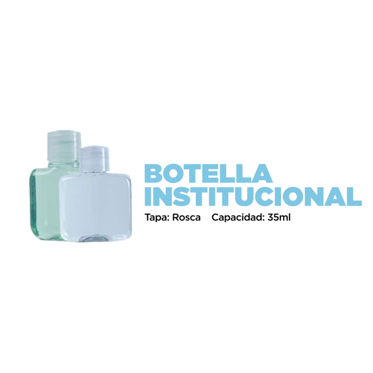 Botella Institucional 35ml.
