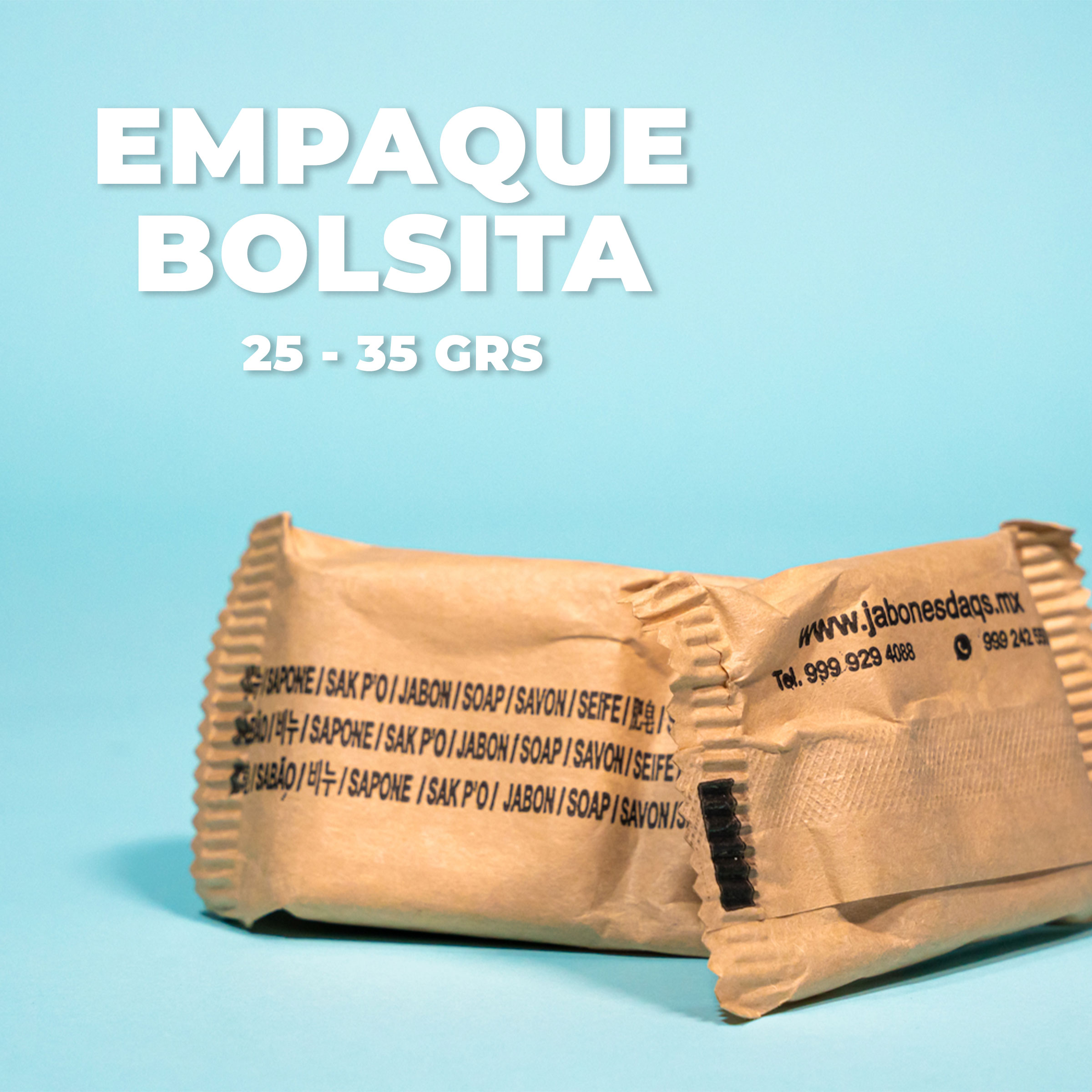 Empaque Bolsa de papel reciclado