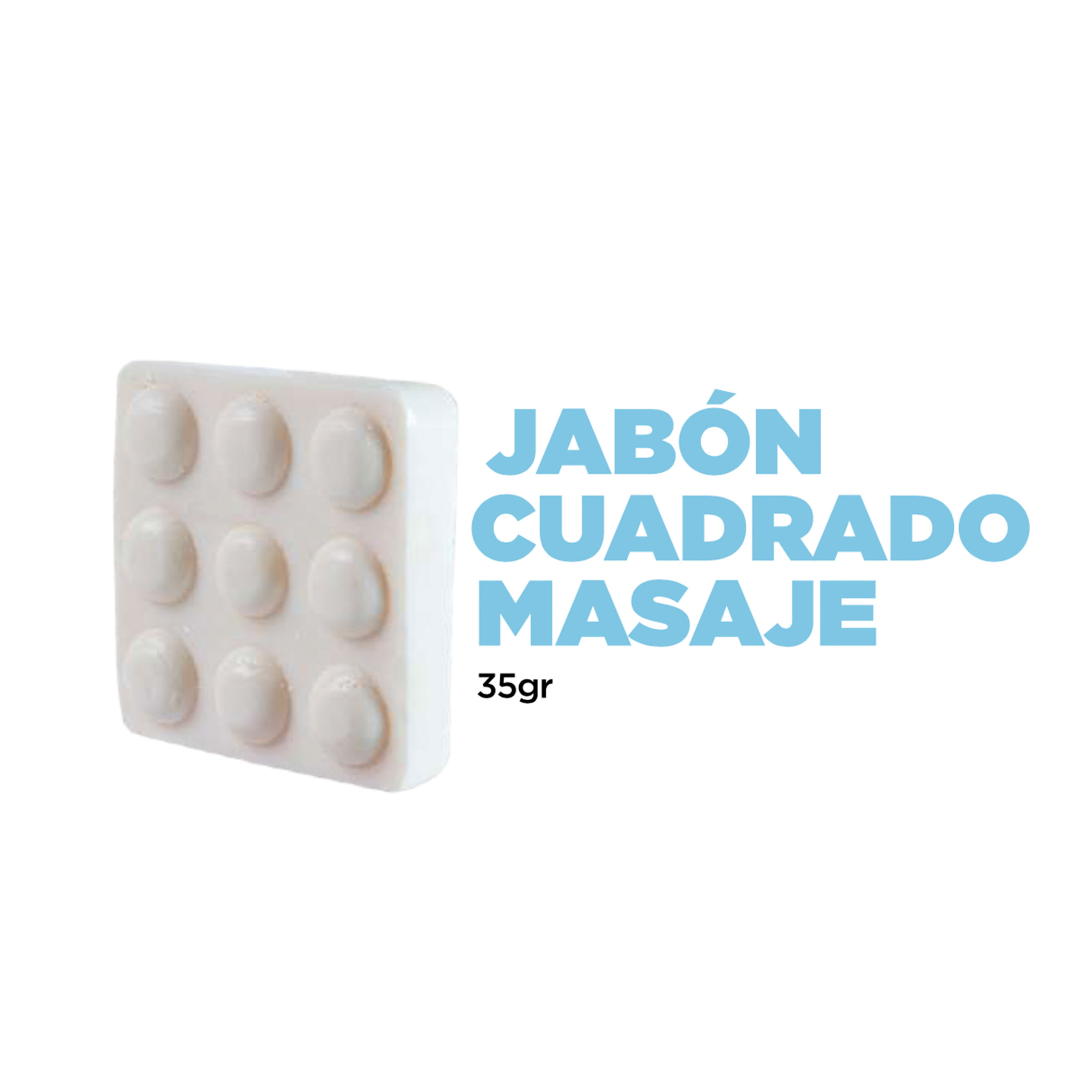 Jabón cuadro masaje 35gr